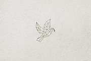 Geometric Luxury Pigeon Logo, a Branding & Logo Template by Luxury Logos (Thumbnail 4 of 4)