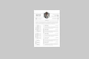 White CV Resume Designer