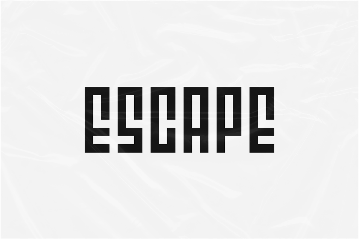 Escape Typeface