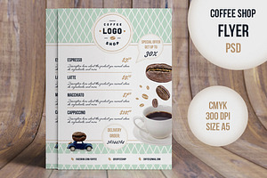 Flyer Retro CoffeeShop
