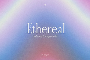 Ethereal Halftone Backgrounds, a Background Graphic by Freezerondigital
