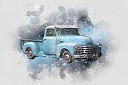 Car Watercolor Art Photo Effect, an Action Add-On by MRI STUDIO (Thumbnail 14 of 15)