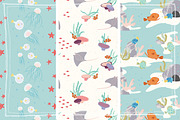 Life Aquatic | Patterns & Graphics, an Animal Illustration by Julia Shvets (Thumbnail 2 of 6)