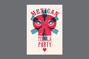 Mexican Party vector poster set., a Food Illustration by PoPaShop (Thumbnail 9 of 10)