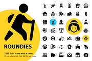 Roundies 2200 Solid Icons, a Solid Icon by Vectopus.com (Thumbnail 1 of 27)