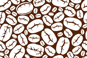 Coffee Shop Theme Seamless Pattern