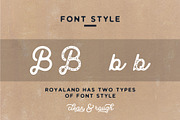 Royaland Vintage Font, a Script Font by YdhraStudio (Thumbnail 2 of 8)