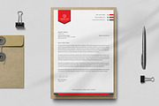 Letterhead Template, a Stationery Template by ResumeDevisers (Thumbnail 1 of 6)