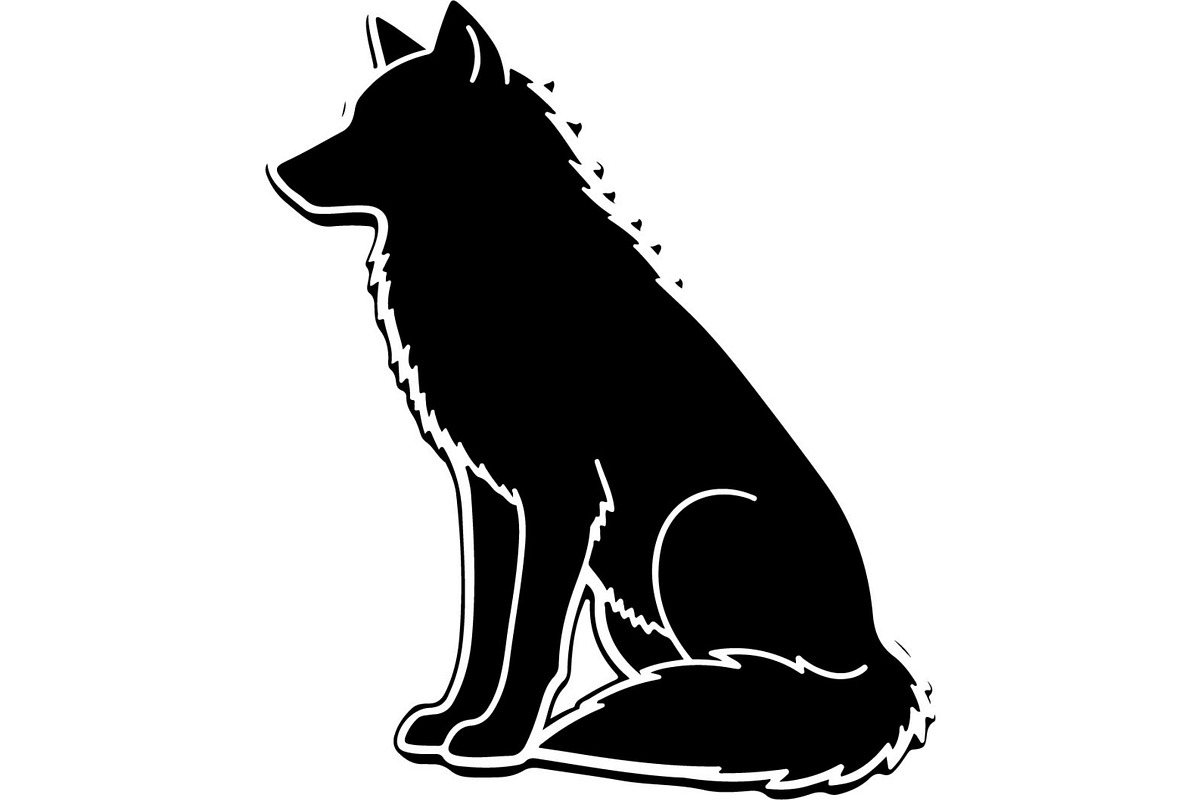 Alpha Wolf Silhouettes Bundle, an Animal Illustration by Designer_Momina (Photo 3 of 21)