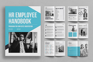 HR Employee Handbook Template, a Brochure Template by ContestDesign