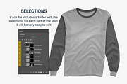 Comfort Colors Long Sleeve Mockups, a Shirt Mockup by GraphicHero (Thumbnail 6 of 9)
