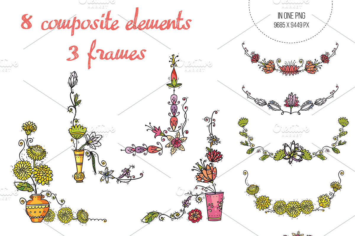 Big Indian Bundle - 145 objects, an Illustration by Zooza Art (Photo 12 of 24)