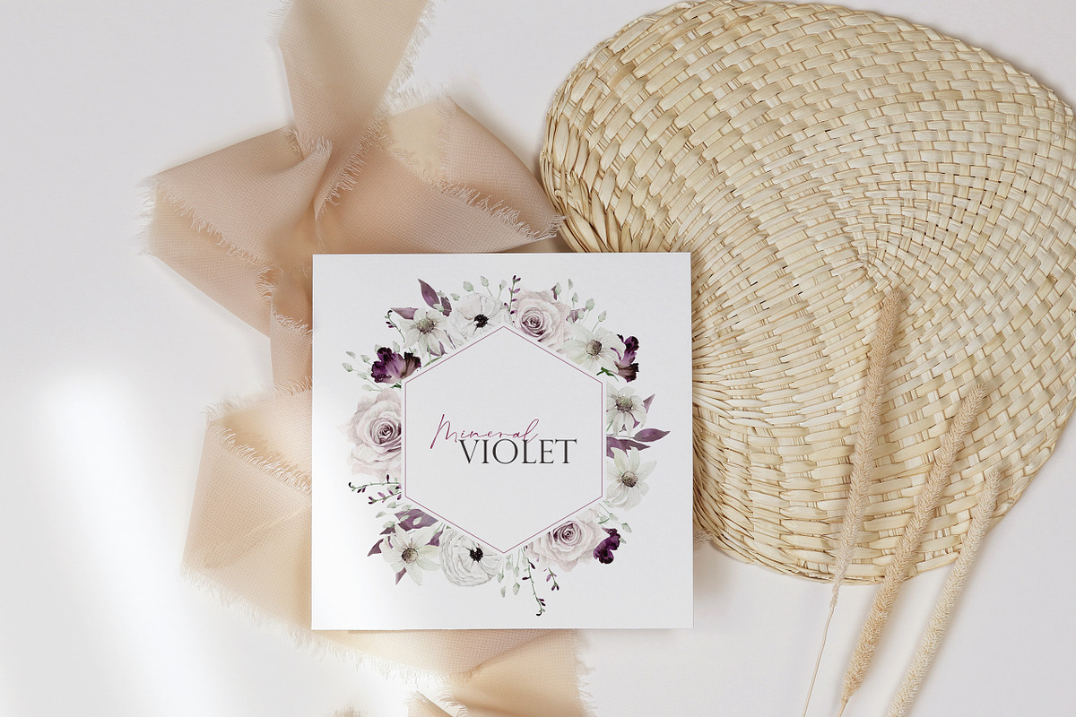 Watercolor flower - Mineral Violet, an Illustration by Beigetime (Photo 14 of 14)