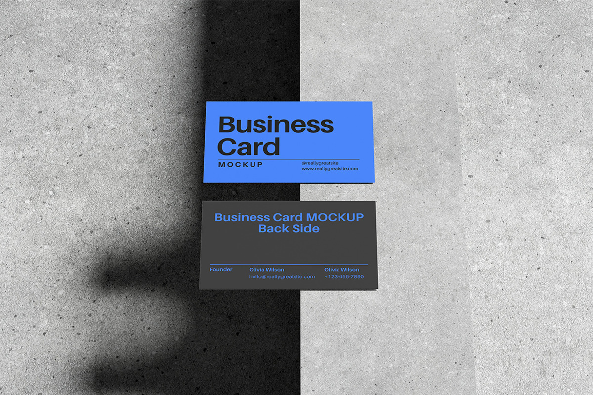 Business Card Mockup, a Merchandise Mockup by xavier_studio (Photo 2 of 5)