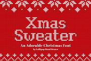 Xmas Sweater Font, a Font by Lollipop Hand Drawn (Thumbnail 1 of 5)