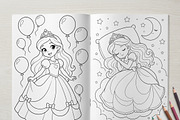 Magical Princess Coloring Book Vol27, a Person Illustration by ikarifq shop (Thumbnail 7 of 7)
