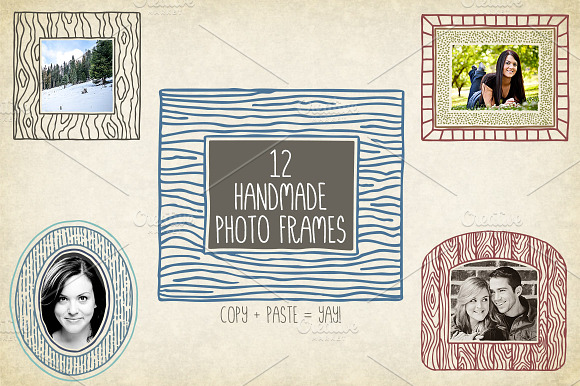 Hand Drawn Vector Frames Pack 4 preview 6