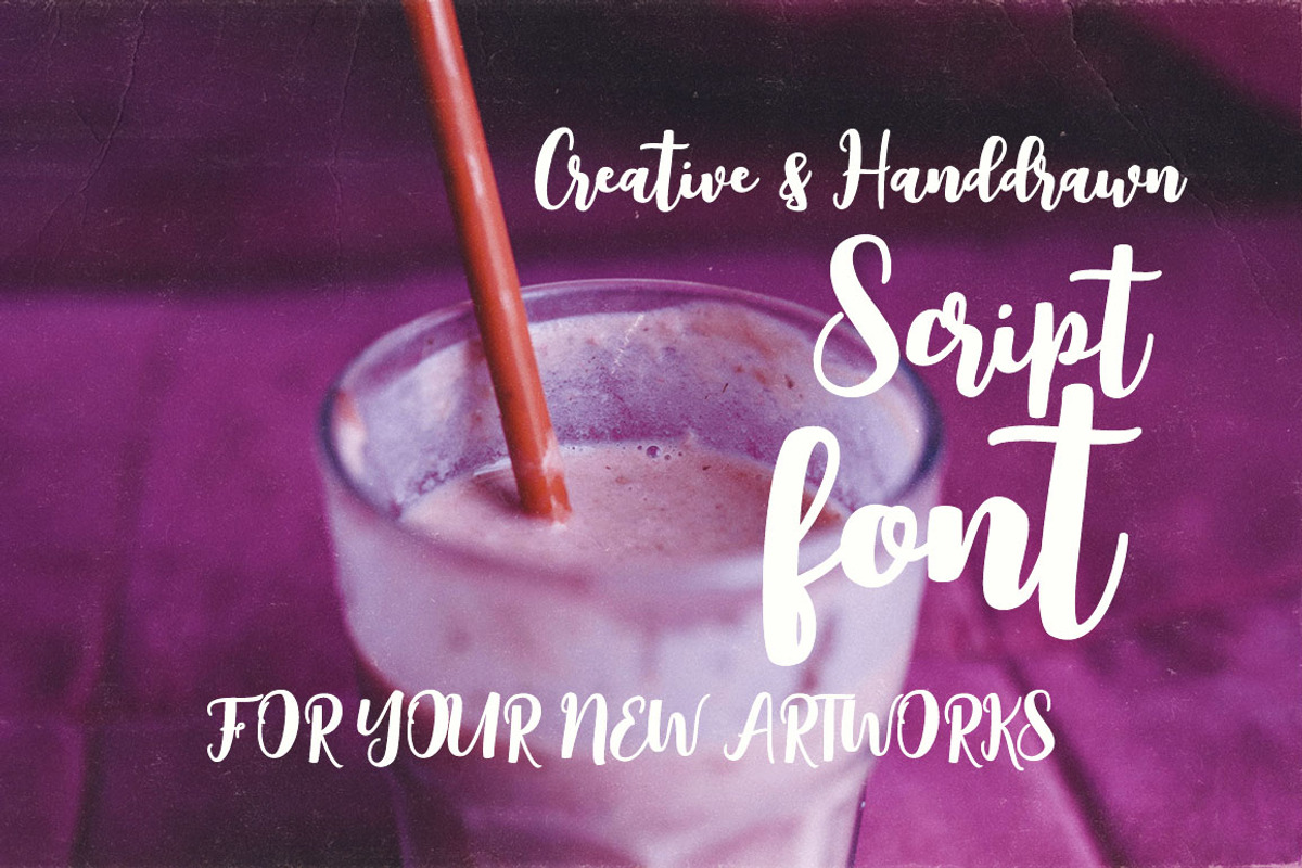 Squishy Script Font preview 2