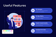 Real Estate Sale Illustration Set, a Finance Illustration by Brickclay (Thumbnail 2 of 9)