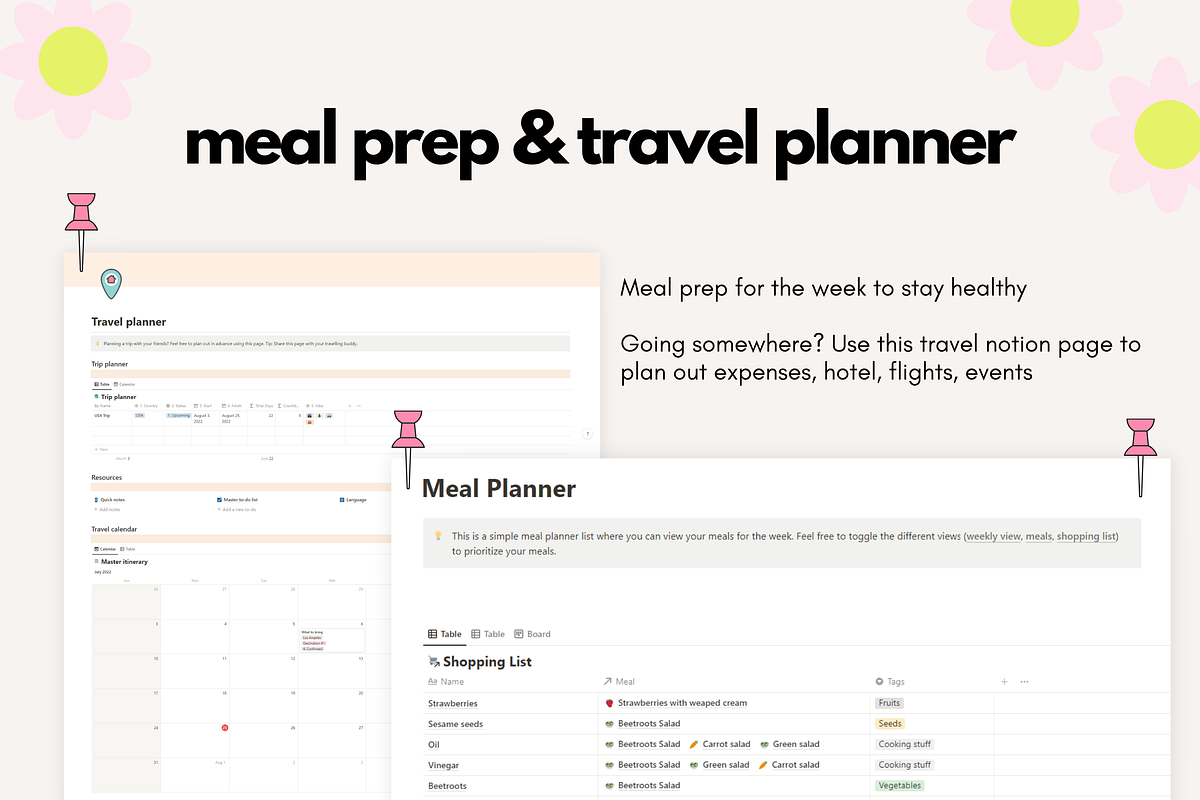 Student Life Notion Template, a Templates & Theme by studiorach (Photo 6 of 10)