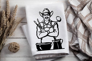 Cowboy Cooking Printable Chef Man