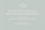 Tilly lovely font & bonus clipart, a Script Font by Angele Kamp (Thumbnail 6 of 6)