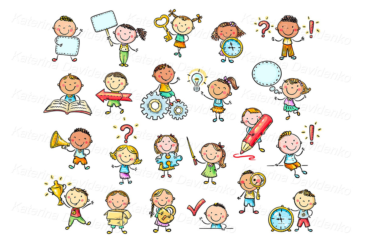 Kids education clipart school things, an Education Illustration by Bubert Art (Photo 1 of 10)