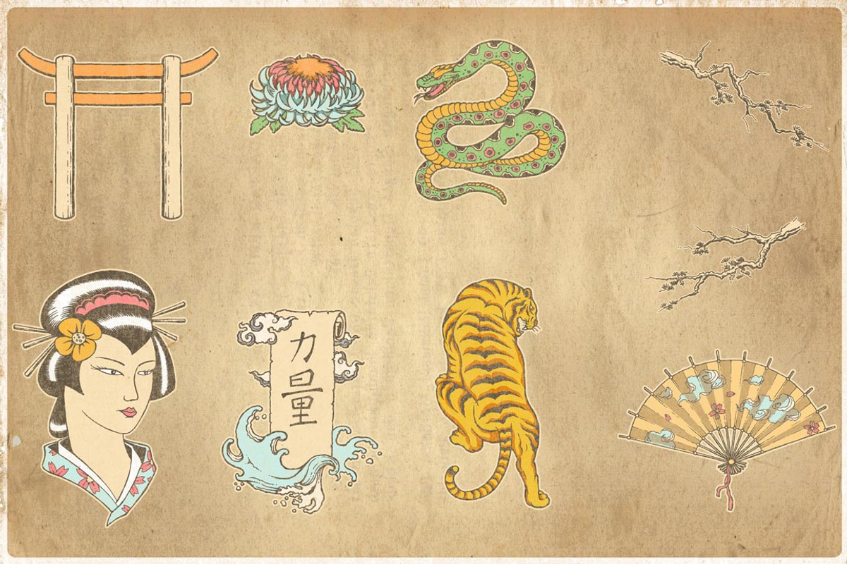 Vector Tattoo Style-Handrawn Vol.2 preview 3