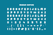 Measur Contina - Groovy Retro Font, a Sans Serif Font by Iqsiart Studio (Thumbnail 6 of 7)