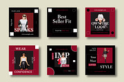 Fashion Social Media Template Design, a Social Media Template by MightyDesign (Thumbnail 2 of 8)