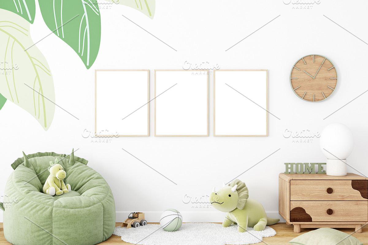Frame Mockup Kids Bundle Boho - 28, a Poster Template by Mockup Shop (Photo 8 of 9)