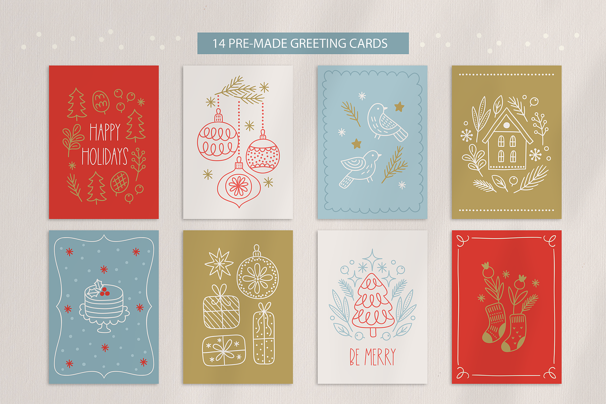 Tender Christmas Kit, a Seasonal Illustration by miumiu (Photo 10 of 15)