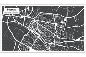 Ferrara Italy City Map