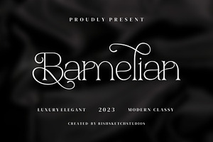 Bamelian Serif Fonts