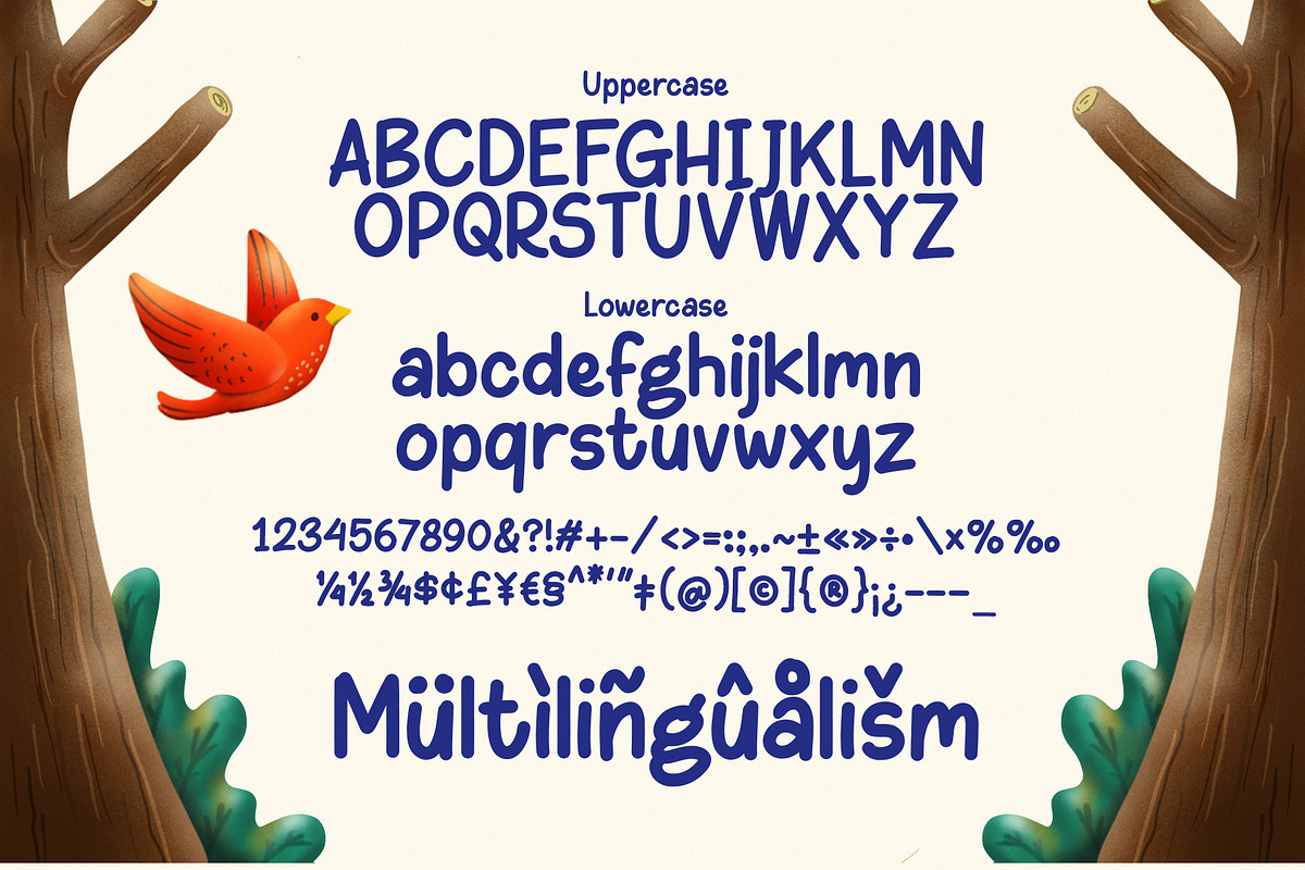 Hello! Nila & Bila Typeface, a Font by Graptail (Photo 9 of 14)