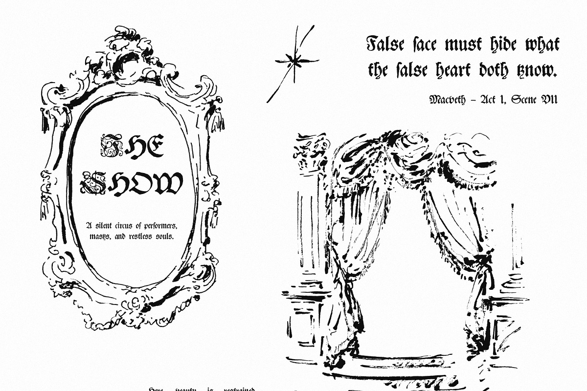 The Show: Vintage Illustrations, an Object Illustration by Purple (Photo 6 of 12)