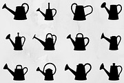 Watering Can Silhouette SVG, an Object Illustration by newminddesign (Thumbnail 1 of 3)