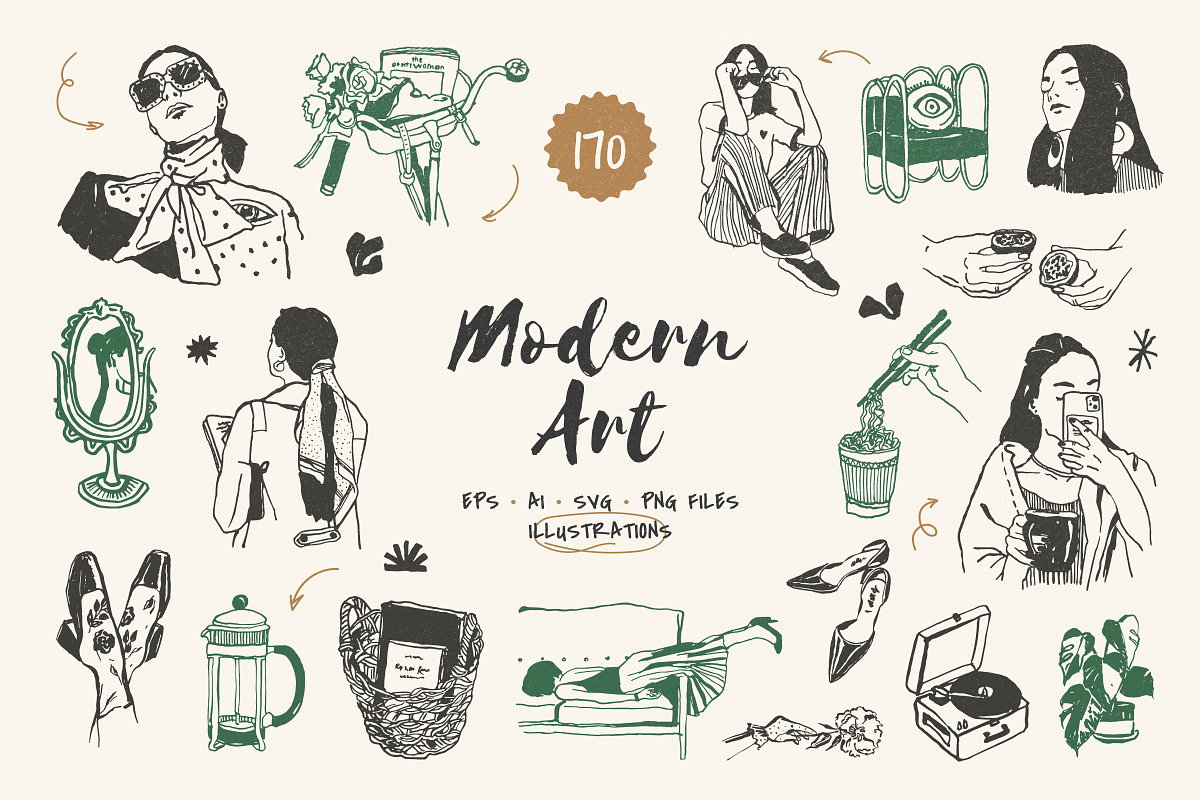 Illustration Bundle 10 in 1, an Object Graphic by iStar Design (Photo 16 of 21)