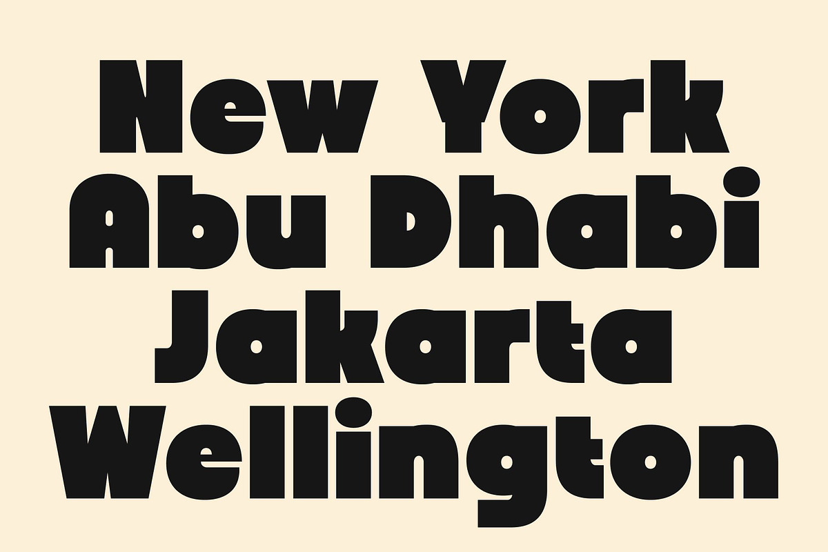 CS Gilon – Chunky Sans Font, a Sans Serif Font by Craft Supply Co. (Photo 4 of 8)