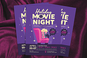 Fun Movie Night Flyer, a Flyer Template by Gumico Studio. (Thumbnail 2 of 3)