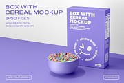 Cereal Box Mockup Set – 6 PSD Files, a Packaging Mockup by Grid&Glow (Thumbnail 1 of 8)