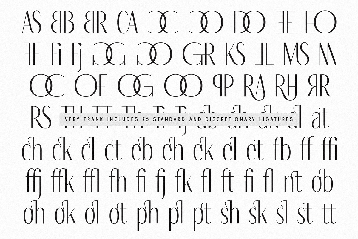 Very Frank, A Condensed Sans, a Sans Serif Font by Up Up Creative (Photo 7 of 16)
