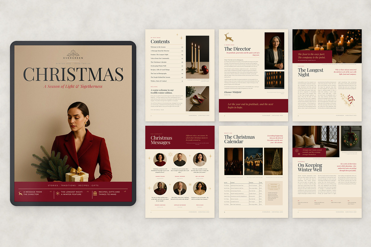 Digital Christmas Magazine Brochure, a Brochure Template by BrandPacks (Photo 1 of 5)
