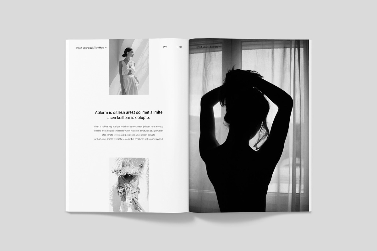 Book Title Layout Design Template, a Brochure Template by ElvinPrint (Photo 12 of 26)
