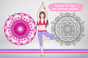 Big hand drawn Mandala set, a Decorative Illustration by natsa (Thumbnail 10 of 14)