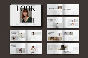 Digital LookBook Template Landscape