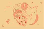 Indian Food Vector Illustrations, a Food Illustration by TheFoodAtlas (Thumbnail 15 of 15)