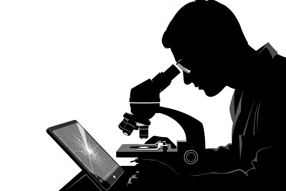 This Scientist Lab Silhouettes, an Illustration by Amazin_art (Photo 24 of 31)