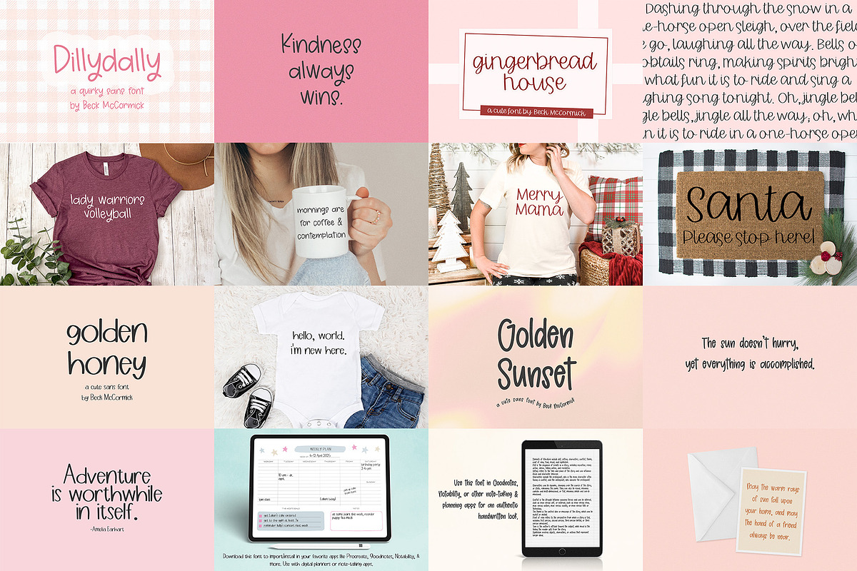 Goodnotes Font Bundle Volume 2, a Handwritten Font by Beck McCormick (Photo 6 of 10)