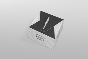 Bakery Cake Box Mockup